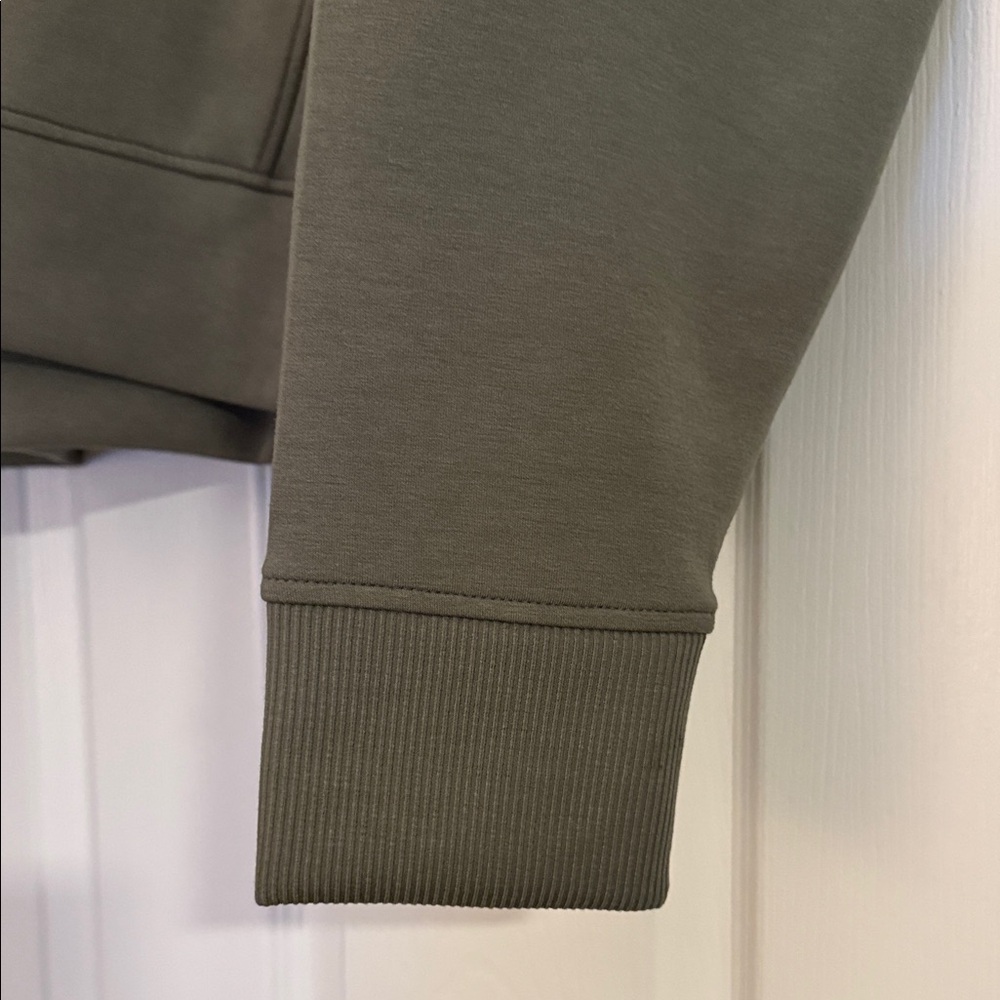CALIA Women's Soft Scuba Mock Neck 1/4 Zip Muted Green NWT - Picture 7 of 11
